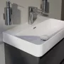 Laufen Pro X kompakt porcelán 60x38 cm mosdó csaplyukkal és túlfolyóval, fehér kivitelben