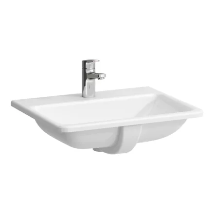Laufen Pro S beépíthető mosdó 56x44 cm, 1 csaplyukkal H8189630001041