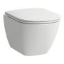 Laufen Lua Compact perem nélküli fali WC csésze mélyöblítéssel, fehér H8200830000001