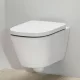 Laufen Meda kompakt perem nélküli porcelán fali WC csésze 36x49 cm, fehér H8201130000001