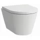 Laufen Kartell by Laufen perem nélküli fehér compact fali WC H8203330000001
