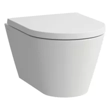   Laufen Kartell by Laufen Compact fali WC csésze mélyöblítéssel, Rimless, fehér LCC bevonattal H8203334000001