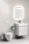 Laufen Kartell by Laufen Compact fali WC csésze mélyöblítéssel, Rimless, fehér LCC bevonattal H8203334000001