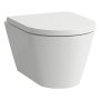 Laufen Kartell by Laufen Compact fali WC csésze mélyöblítéssel, Rimless, matt fehér H8203337570001