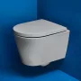 Laufen Kartell by Laufen Compact fali WC csésze mélyöblítéssel, Rimless, matt szürke H8203337590001