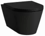 Laufen Kartell by Laufen fali WC csésze mélyöblítéssel, Rimless, matt fekete H8203377160001