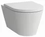 Laufen Kartell by Laufen fali WC csésze mélyöblítéssel, Rimless, matt fehér H8203377570001
