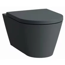   Laufen Kartell by Laufen fali WC csésze mélyöblítéssel, Rimless, matt grafit H8203377580001