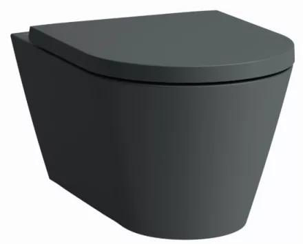 Laufen Kartell by Laufen fali WC csésze mélyöblítéssel, Rimless, matt grafit H8203377580001