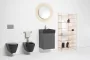 Laufen Kartell by Laufen fali WC csésze mélyöblítéssel, Rimless, matt grafit H8203377580001