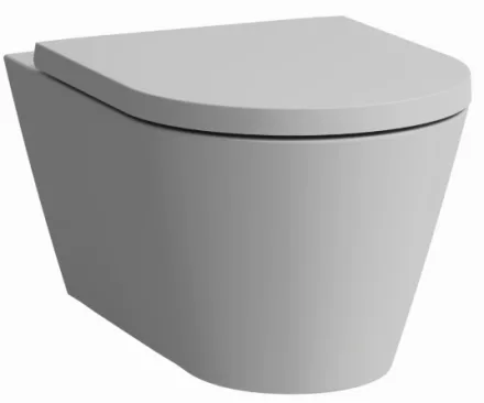 Laufen Kartell by Laufen fali WC csésze mélyöblítéssel, Rimless, matt szürke H8203377590001