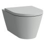 Laufen Kartell by Laufen fali WC csésze mélyöblítéssel, Rimless, matt szürke H8203377590001