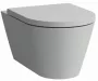 Laufen Kartell by Laufen fali WC csésze mélyöblítéssel, Rimless, matt szürke H8203377590001