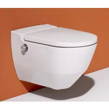   Laufen Navia Mélyöblítésű fali WC csésze Bidé funkcióval, ülökével és automatikus lecsapódásgátlós rendszerrel H8206014000001