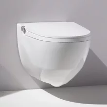 Laufen Cleanet Riva bidéfunkciós fali WC LCC bevonattal fehér H8206914000001