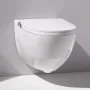 Laufen Cleanet Riva bidéfunkciós fali WC LCC bevonattal fehér H8206914000001