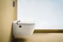 Laufen Cleanet Auria bidéfunkciós fali kerámia WC csésze lecsapódásgátló ülőkével, fehér kivitelben