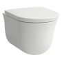 Laufen The New Classic fehér fali WC csésze mélyöblítéssel, Rimless, LCC bevonattal H8208514000001