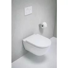 Laufen Pro X csendes öblítésű fali kerámia WC csésze LCC bevonattal, fehér kivitelben.