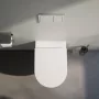 Laufen Pro X csendes öblítésű fali kerámia WC csésze Rimless, matt fekete kivitelben.