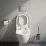 Laufen Pro X csendes öblítésű fali kerámia WC csésze Rimless, matt fehér kivitelben.