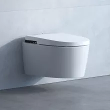Laufen Cleanet Alvia bidéfunkciós fali kerámia WC LCC bevonattal, fehér kivitelben