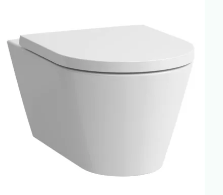 Laufen Kartell by Laufen Fali kerámia WC csésze Rimless, csendes öblítésű, fehér H8213310000001