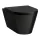 Laufen Kartell by Laufen Fali kerámia WC csésze Rimless, csendes öblítésű, fényes fekete H8213310200001