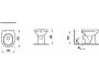 Laufen Pro álló WC csésze mélyöblítéssel, LCC bevonattal, fehér H8219564000001