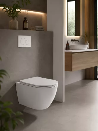 Laufen Pro Comfort perem nélküli fali WC fehér H8219620000001