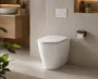 Laufen Lua álló Rimless kerámia WC csésze varió kifolyással fehér H8230810000001