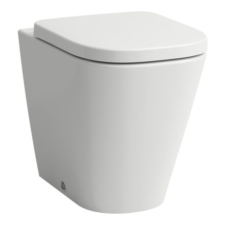 Laufen Meda álló porcelán WC csésze halk öblítéssel 36x54 cm perem nélkül, LCC bevonattal H8231114000001
