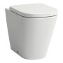Laufen Meda álló porcelán WC csésze halk öblítéssel 36x54 cm perem nélkül, LCC bevonattal H8231114000001