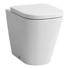   Laufen Meda álló porcelán WC csésze halk öblítéssel  36x54 cm perem nélkül, matt fehér H8231117570001
