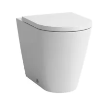   Laufen Kartell álló WC csésze öblítőperem nélkül, vario kifolyással, fehér LCC bevonattal H8233374000001