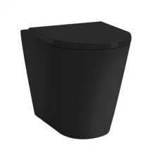   Laufen Kartell by Laufen álló WC csésze mélyöblítéssel, Rimless, matt fekete H8233377160001