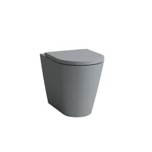   Laufen Kartell by Laufen álló WC csésze mélyöblítéssel, Rimless, matt grafit H8233377580001
