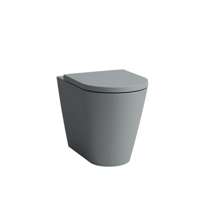 Laufen Kartell by Laufen álló WC csésze mélyöblítéssel, Rimless, matt grafit H8233377580001