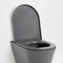 Laufen Kartell by Laufen álló WC csésze mélyöblítéssel, Rimless, matt grafit H8233377580001