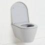 Laufen Kartell by Laufen álló WC csésze mélyöblítéssel, Rimless, matt szürke H8233377590001