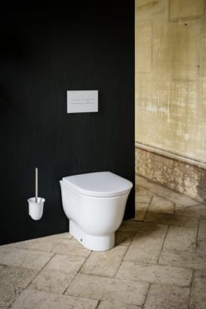 Laufen The New Classic álló WC csésze mélyöblítéssel, Rimless, matt fehér H8238517570001