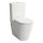 Laufen Meda porcelán peremnélküli monoblokk WC csésze 36x68 cm oldalsó vízbekötéssel, matt fehér H8241117572311