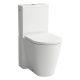 Laufen Kartell by Laufen fehér kombi WC csésze mélyöblítéssel, Rimless, LCC bevonat H8243374000001