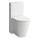Laufen Kartell by Laufen fehér kombi WC csésze mélyöblítéssel, Rimless, LCC bevonat H8243374002311