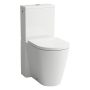 Laufen Kartell by Laufen fehér kombi WC csésze mélyöblítéssel, Rimless, LCC bevonat H8243374002311