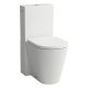 Laufen Kartell by Laufen matt fehér kombi WC csésze, Rimless H8243377570001