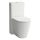 Laufen Kartell by Laufen matt fehér álló kombi WC csésze vario kifolyással és mélyöblítéssel, Rimless H8243377572311
