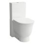 Laufen The New Classic fehér kombi WC csésze mélyöblítéssel, Rimless H8248587570001