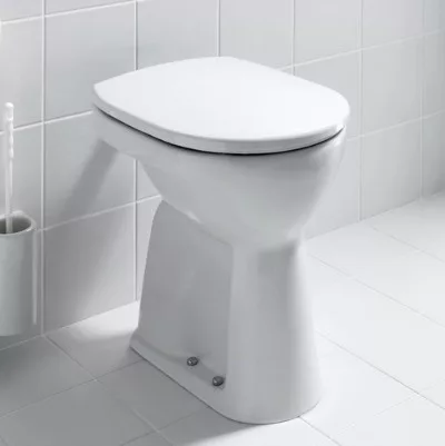 Laufen Pro magasított álló WC csésze öblítőperemmel, fehér