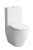 Laufen Pro álló kombi WC csésze vario kifolyással, Rimless, fehér H8259620000001